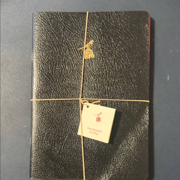 Handmade Black Leather Journal (3) - Picture 1 of 3